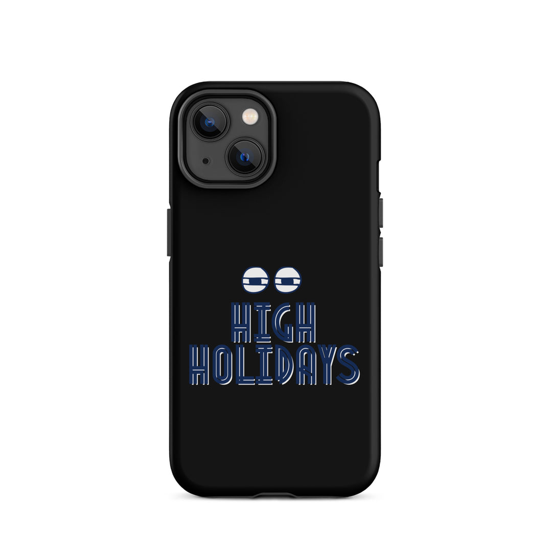High Holidays Jewish pride tough phone case for iPhone 14, matte finish - front view