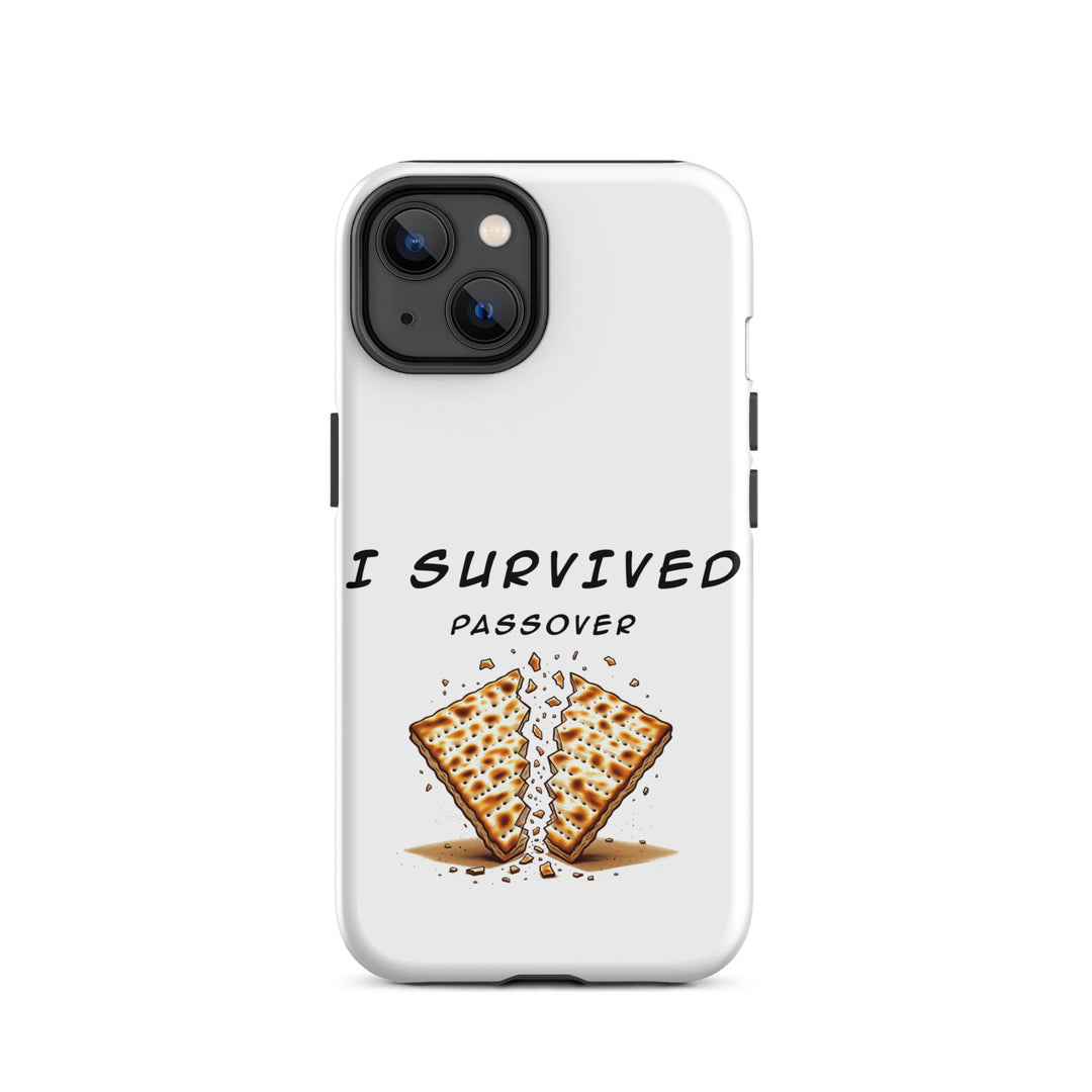 Passover Jewish pride tough phone case for iPhone 14, matte finish - front view