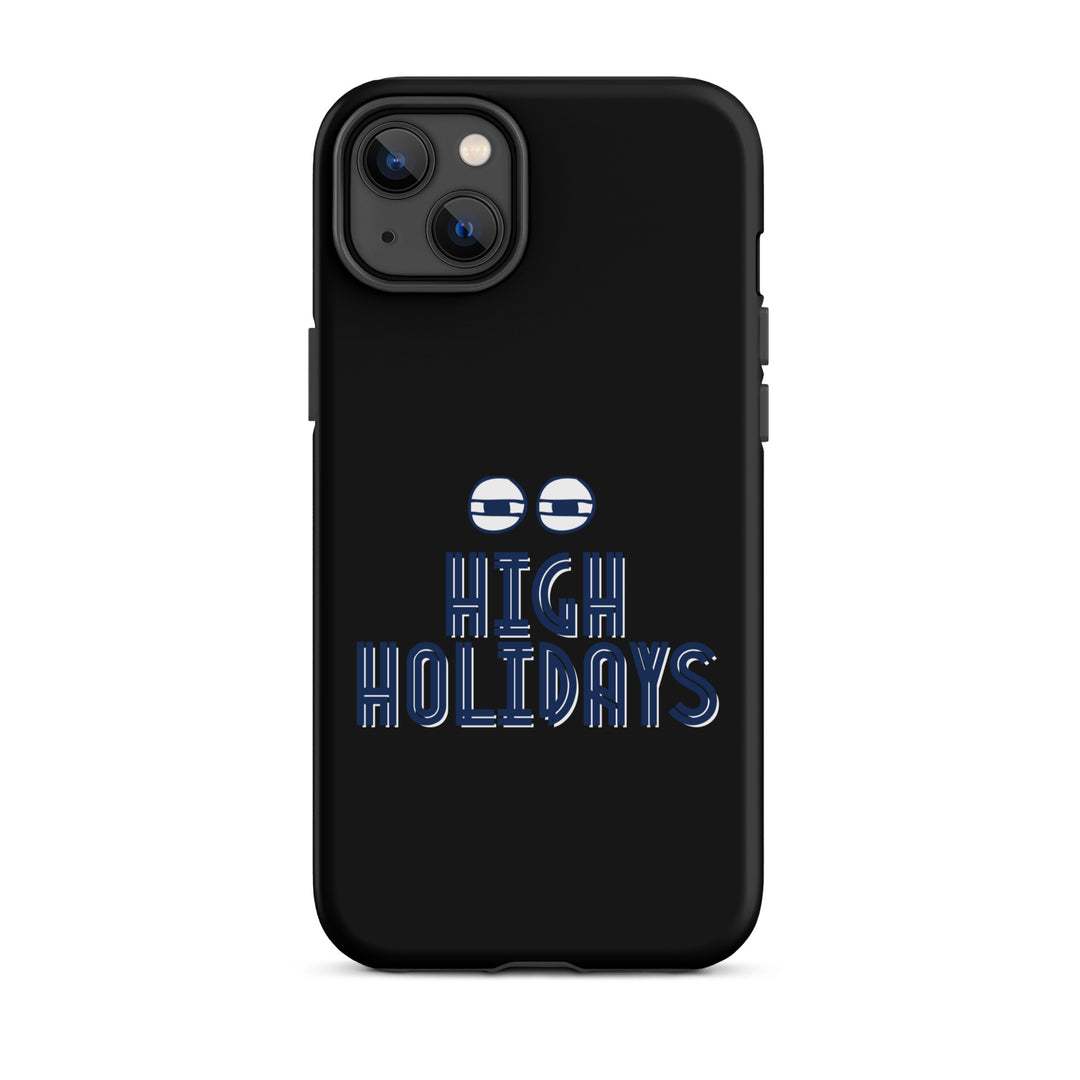High Holidays Jewish pride tough phone case for iPhone 14 Plus, matte finish - front view