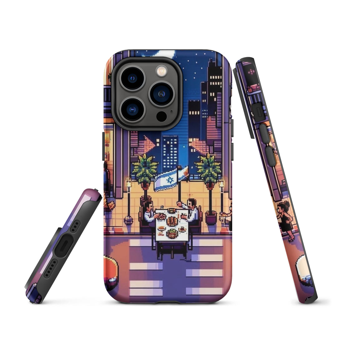 Tough Case for iPhone® | TLV Nightlife 16 Bit