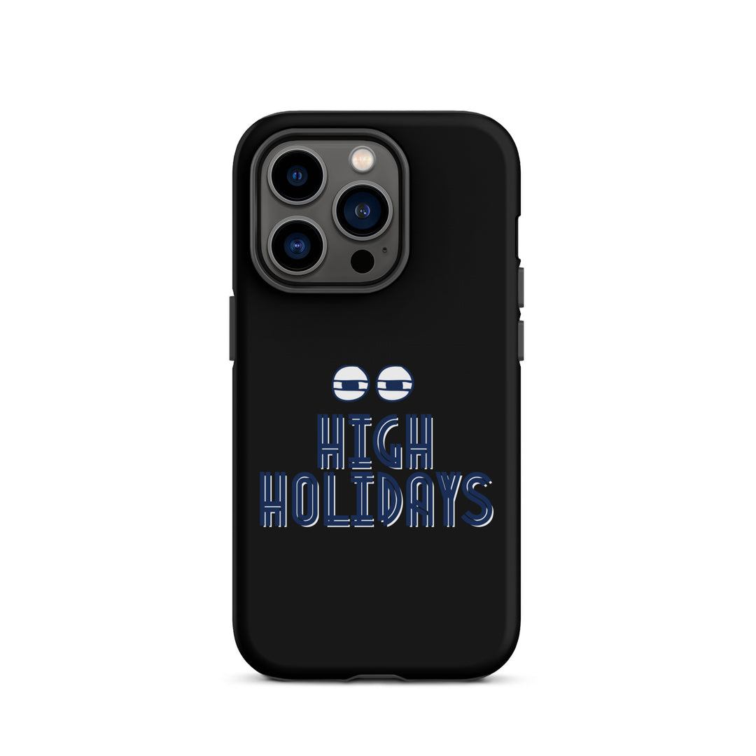 High Holidays Jewish pride tough phone case for iPhone 14 Pro, matte finish - front view