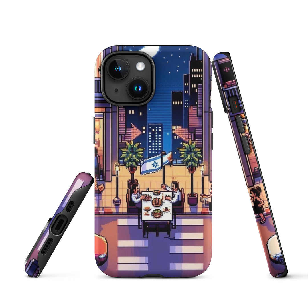 Tough Case for iPhone® | TLV Nightlife 16 Bit
