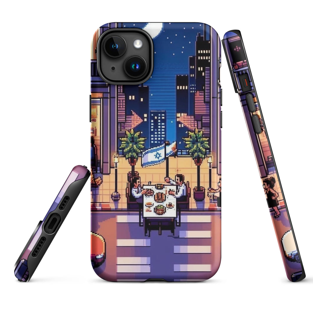 Tough Case for iPhone® | TLV Nightlife 16 Bit