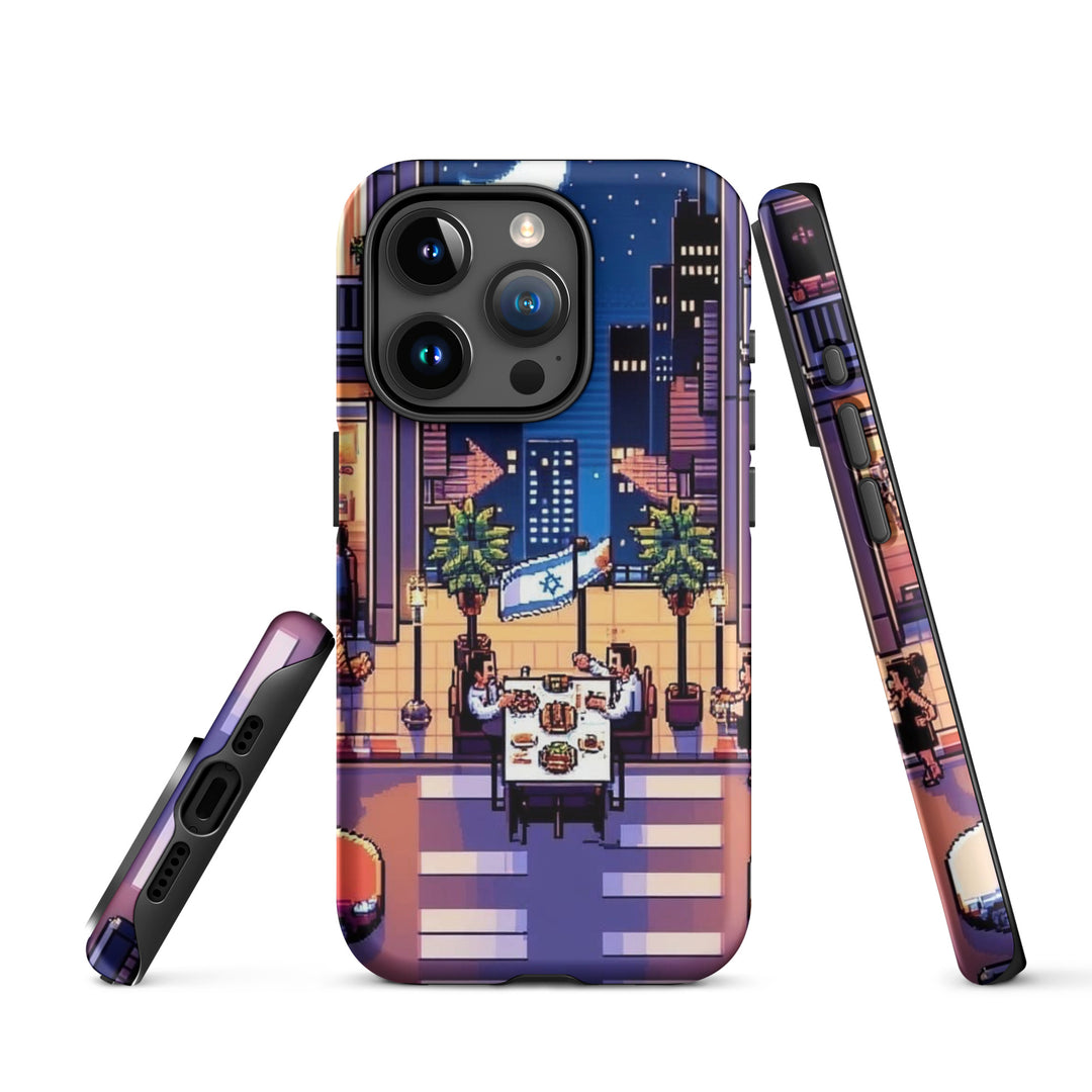 Tough Case for iPhone® | TLV Nightlife 16 Bit