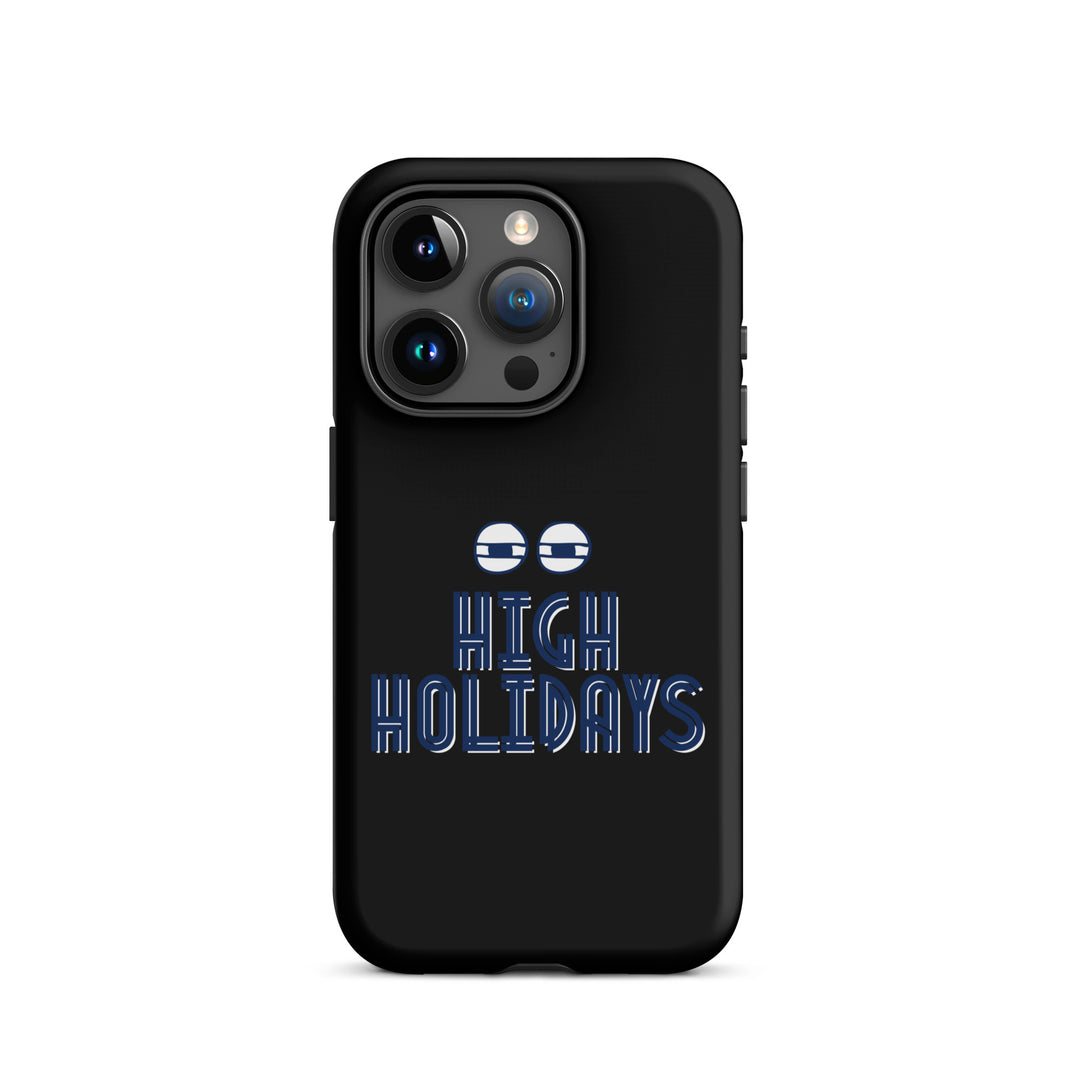 High Holidays Jewish pride tough phone case for iPhone 15 Pro, matte finish - front view