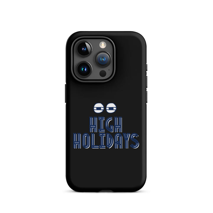 High Holidays Jewish pride tough phone case for iPhone 15 Pro, matte finish - front view