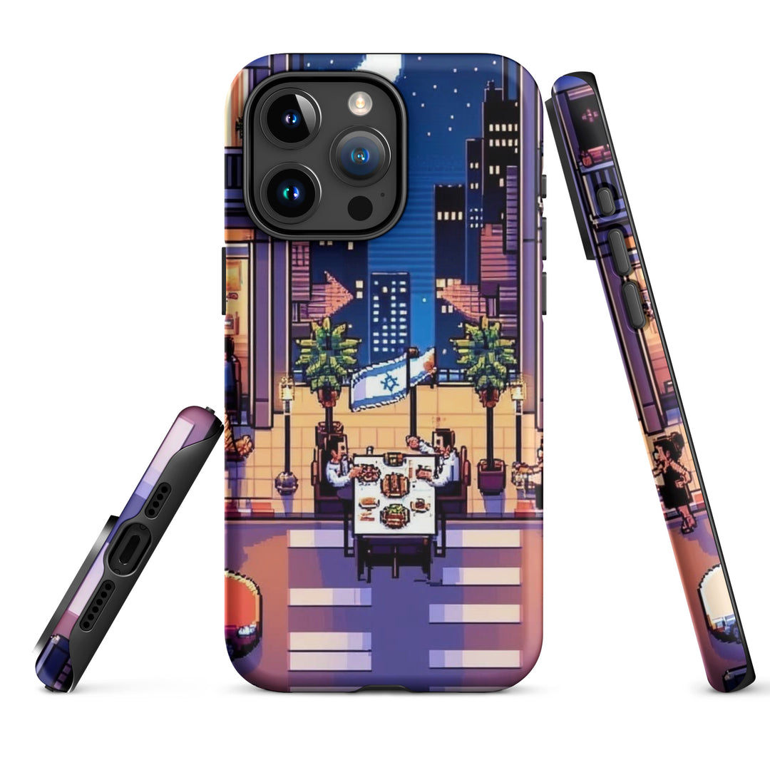 Tough Case for iPhone® | TLV Nightlife 16 Bit