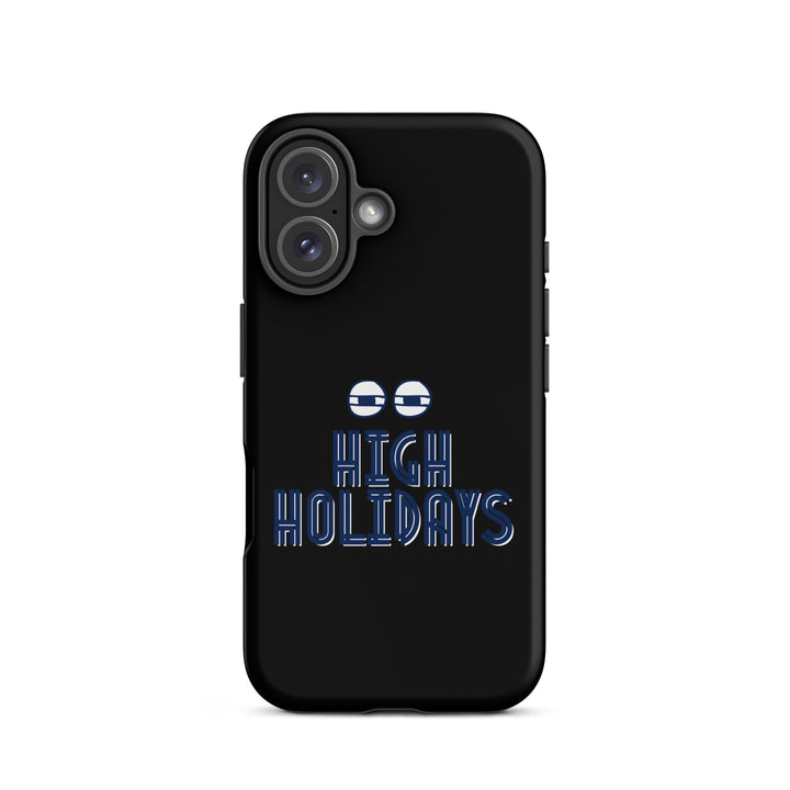 High Holidays Jewish pride tough phone case for iPhone 16, matte finish - front view