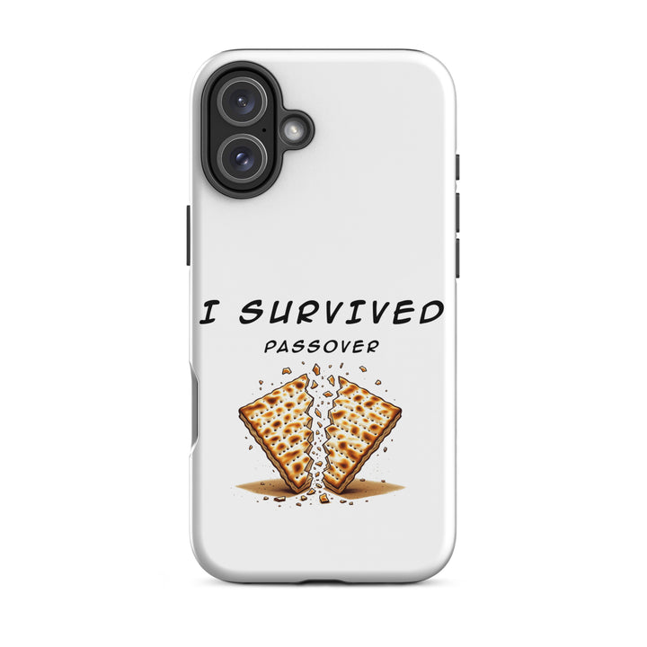 Passover Jewish pride tough phone case for iPhone 16 Plus, matte finish - front view