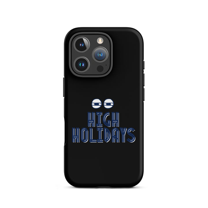 High Holidays Jewish pride tough phone case for iPhone 16 Pro, matte finish - front view