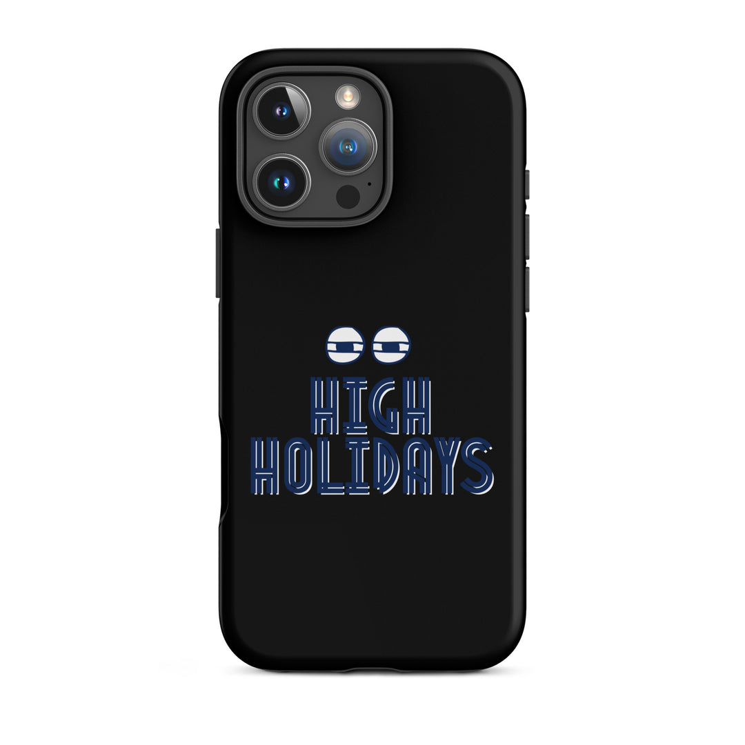 High Holidays Jewish pride tough phone case for iPhone 16 Pro Max, matte finish - front view