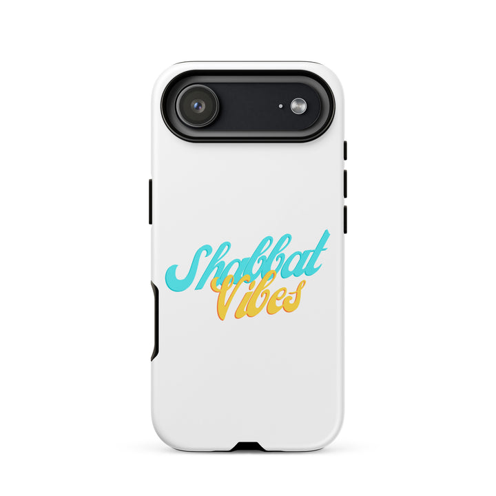 Shabbat Vibes Jewish pride tough phone case for iPhone 17 Air, matte finish - front view