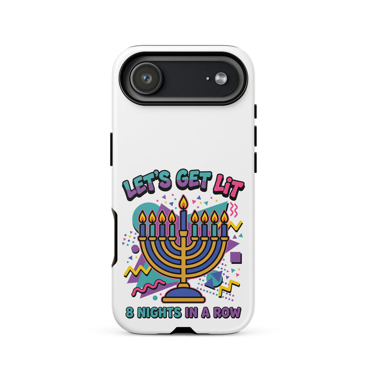 Lets Get Lit 90s Jewish pride tough phone case for iPhone 17 Air, matte finish - front view