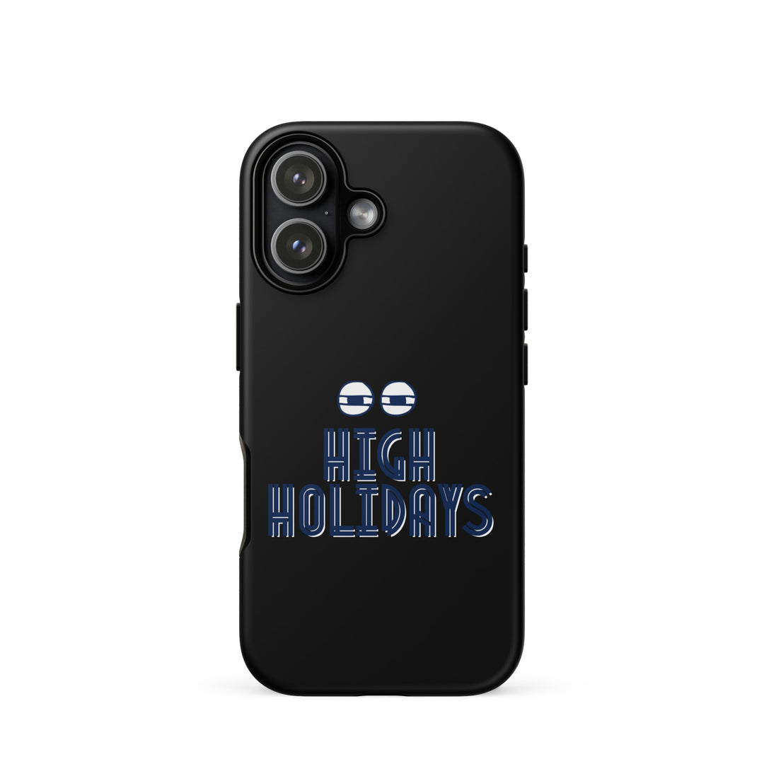 High Holidays Jewish pride tough phone case for iPhone 17, matte finish - front view