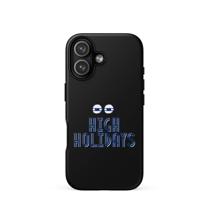 High Holidays Jewish pride tough phone case for iPhone 17, matte finish - front view