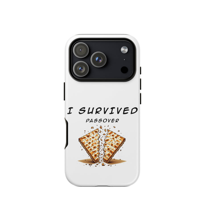 Passover Jewish pride tough phone case for iPhone 17 Pro, matte finish - front view
