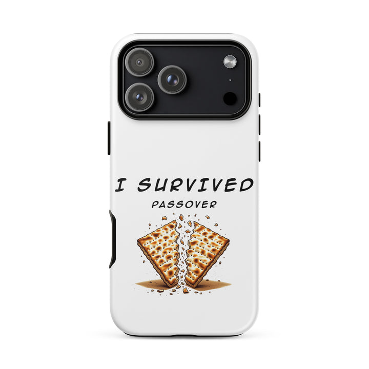 Passover Jewish pride tough phone case for iPhone 17 Pro Max, matte finish - front view
