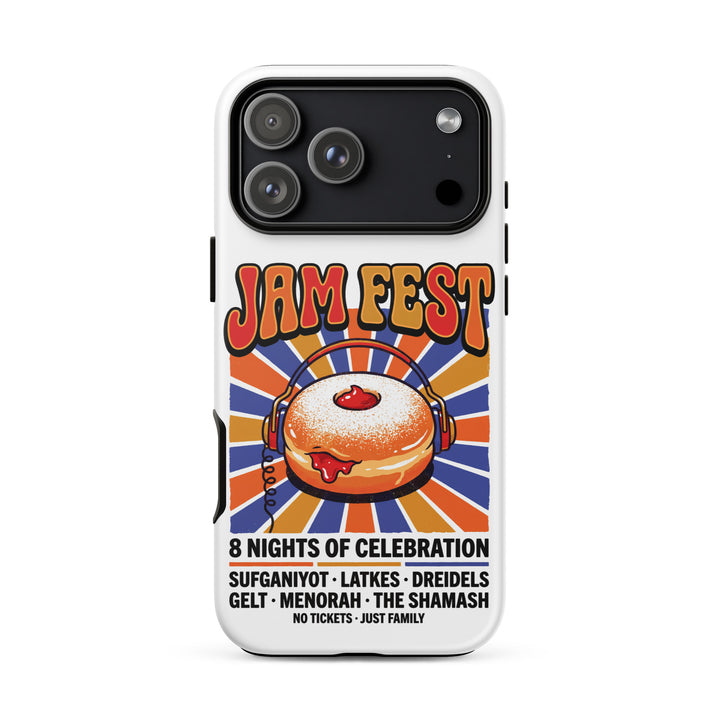 Jam Fest 8 Nights Jewish pride tough phone case for iPhone 17 Pro Max, matte finish - front view
