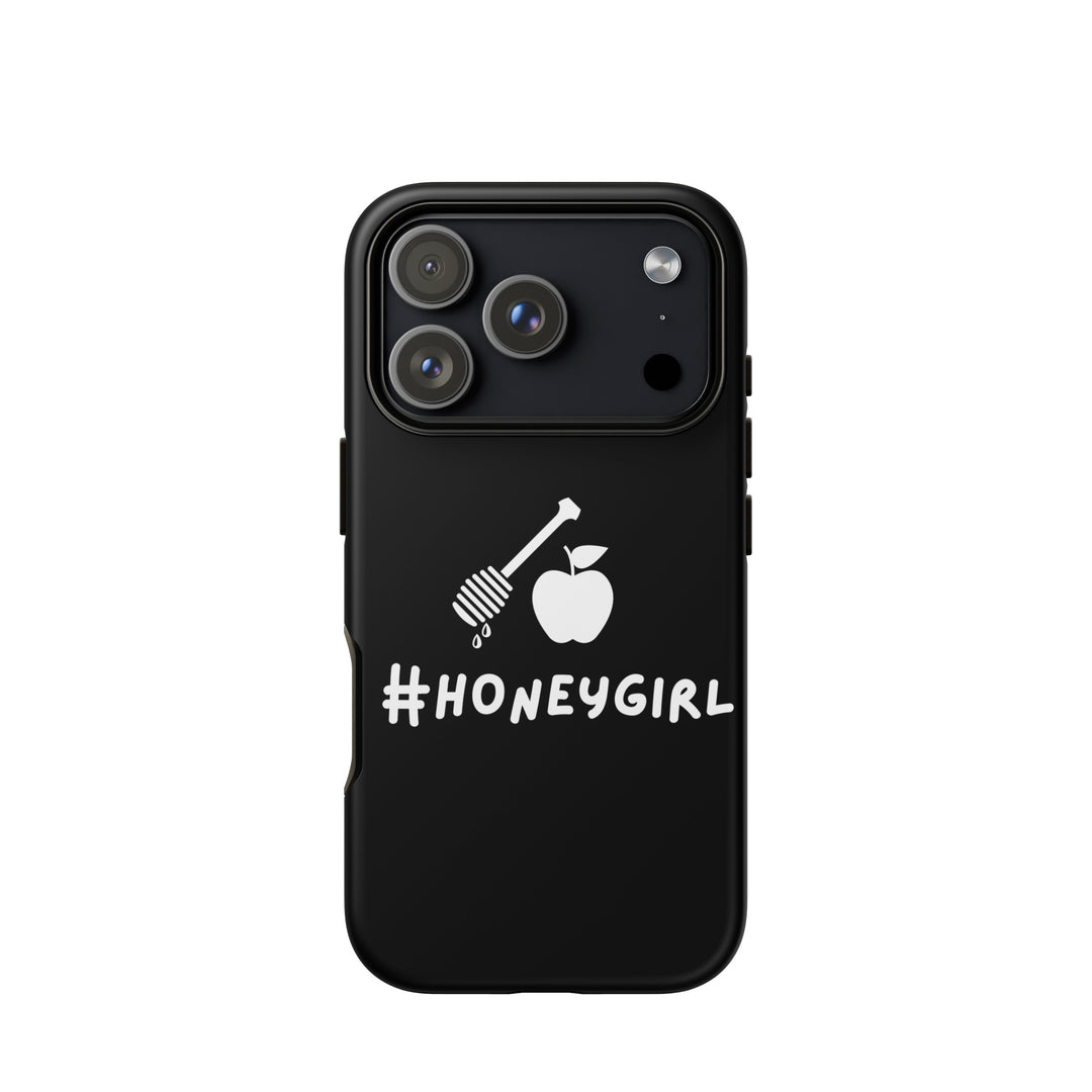 #Honeygirl Jewish pride tough phone case for iPhone 18 Pro, matte finish - front view