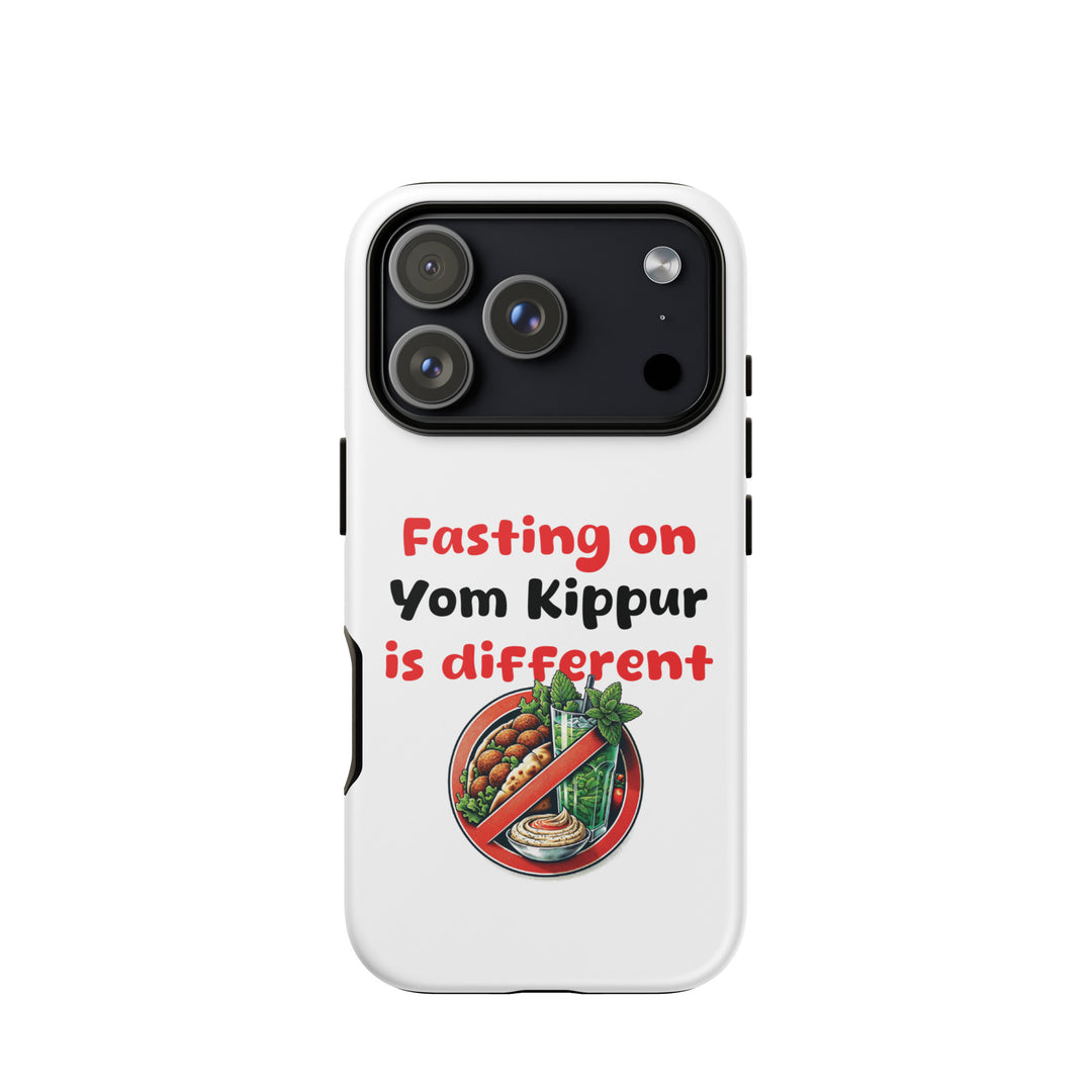 Yom Kippur Jewish pride tough phone case for iPhone 18 Pro, matte finish - front view