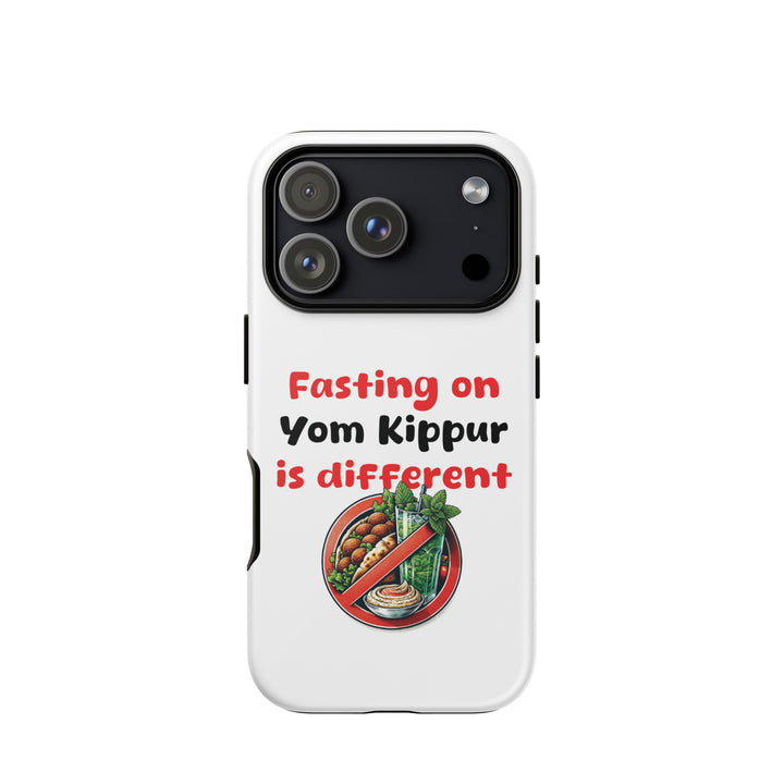 Yom Kippur Jewish pride tough phone case for iPhone 18 Pro, matte finish - front view