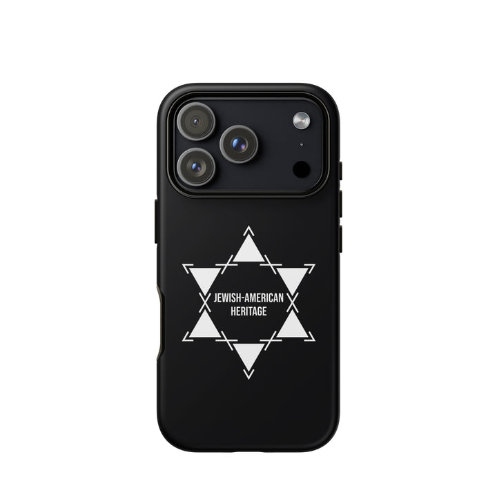 Jewish American Heritage Jewish pride tough phone case for iPhone 18 Pro, matte finish - front view