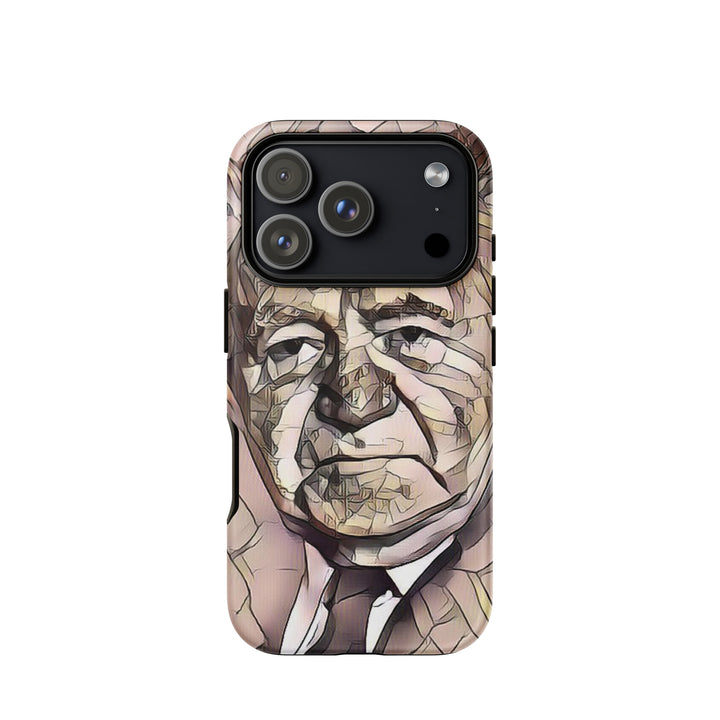 David Ben Gurion Jewish pride tough phone case for iPhone 18 Pro, matte finish - front view