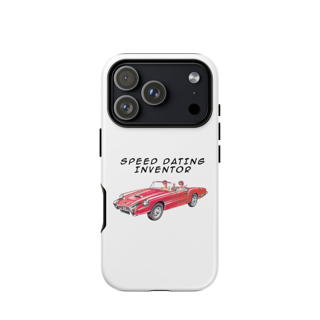 Speed Dating Inventor Jewish pride tough phone case for iPhone 18 Pro, matte finish - front view