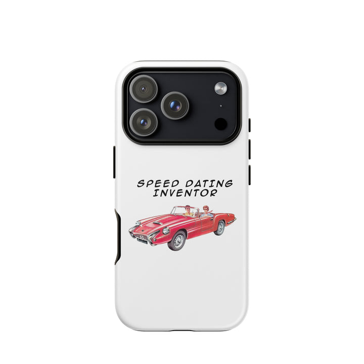 Speed Dating Inventor Jewish pride tough phone case for iPhone 18 Pro, matte finish - front view