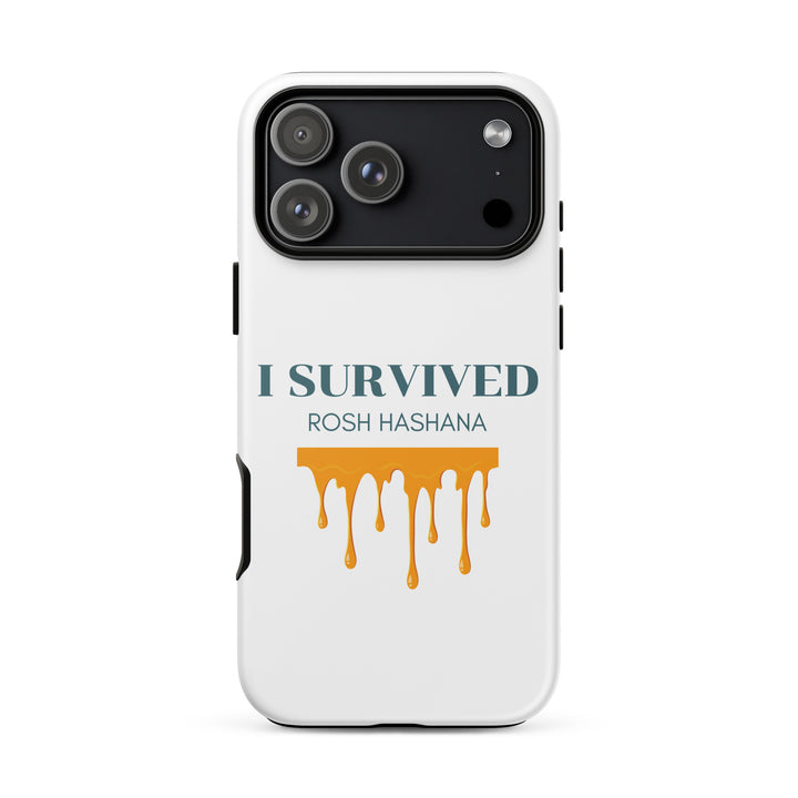 I Survived Rosh HaShana Jewish pride tough case for iphone® in Matte - front view