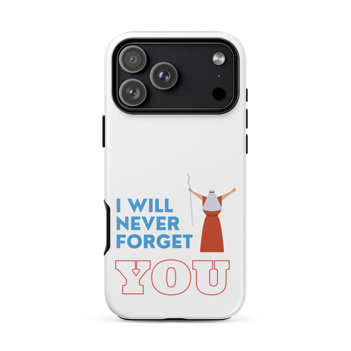 I Will Never Forget You Jewish pride tough phone case for iPhone 18 Pro Max, matte finish - front view