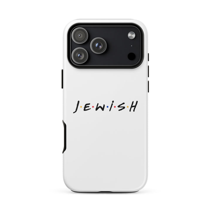 J.E.W.I.S.H. Jewish pride tough phone case for iPhone 18 Pro Max, matte finish - front view