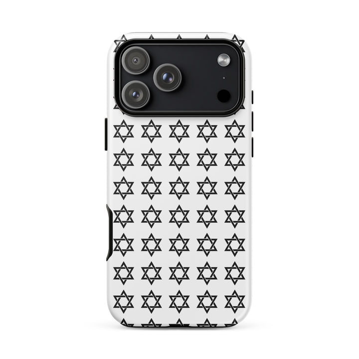 Magen David Jewish pride tough phone case for iPhone 18 Pro Max, matte finish - front view