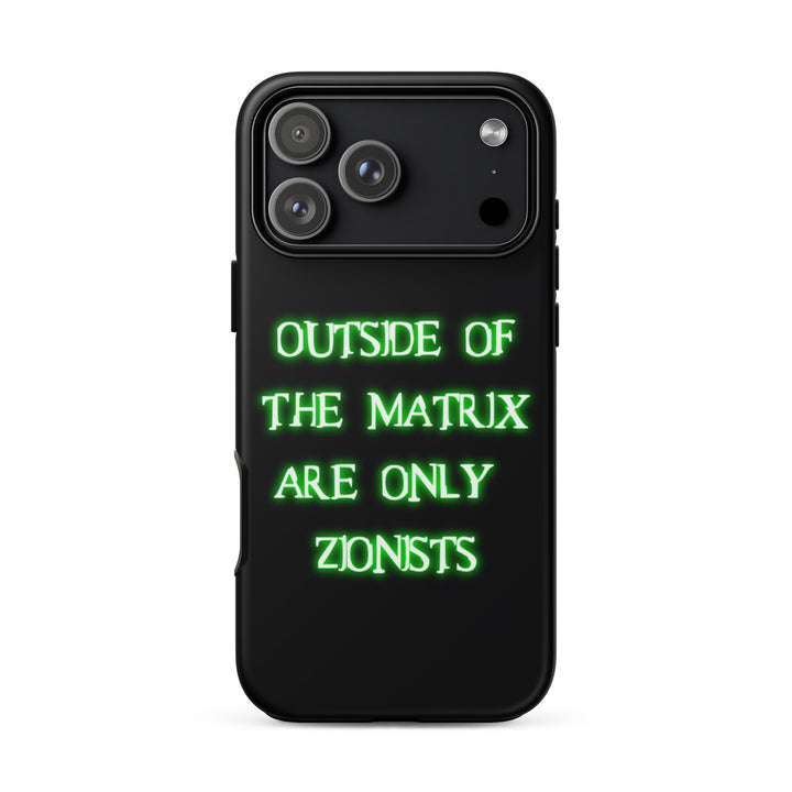 Matrix Jewish pride tough phone case for iPhone 18 Pro Max, matte finish - front view