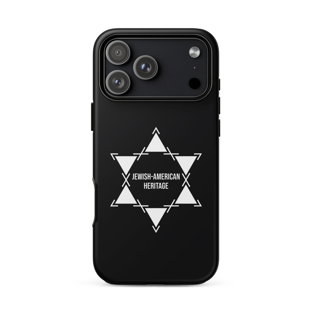 Jewish American Heritage Jewish pride tough phone case for iPhone 18 Pro Max, matte finish - front view