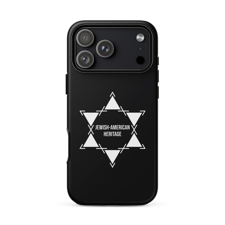 Jewish American Heritage Jewish pride tough phone case for iPhone 18 Pro Max, matte finish - front view