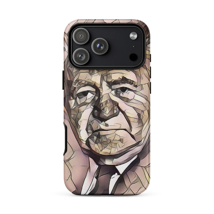 David Ben Gurion Jewish pride tough phone case for iPhone 18 Pro Max, matte finish - front view