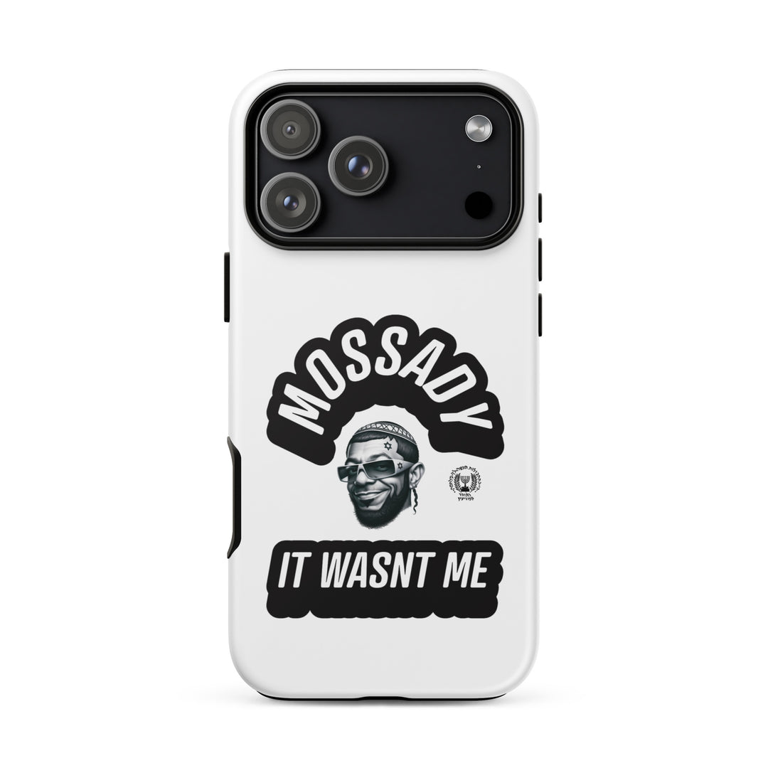 Mossady Jewish pride tough phone case for iPhone 18 Pro Max, matte finish - front view
