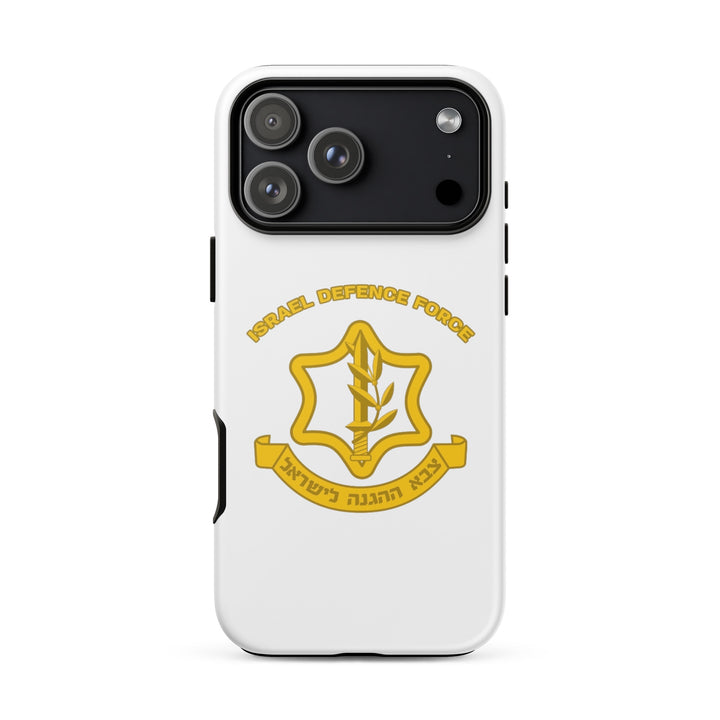 IDF Israel Defense Forces Jewish pride tough phone case for iPhone 18 Pro Max, matte finish - front view