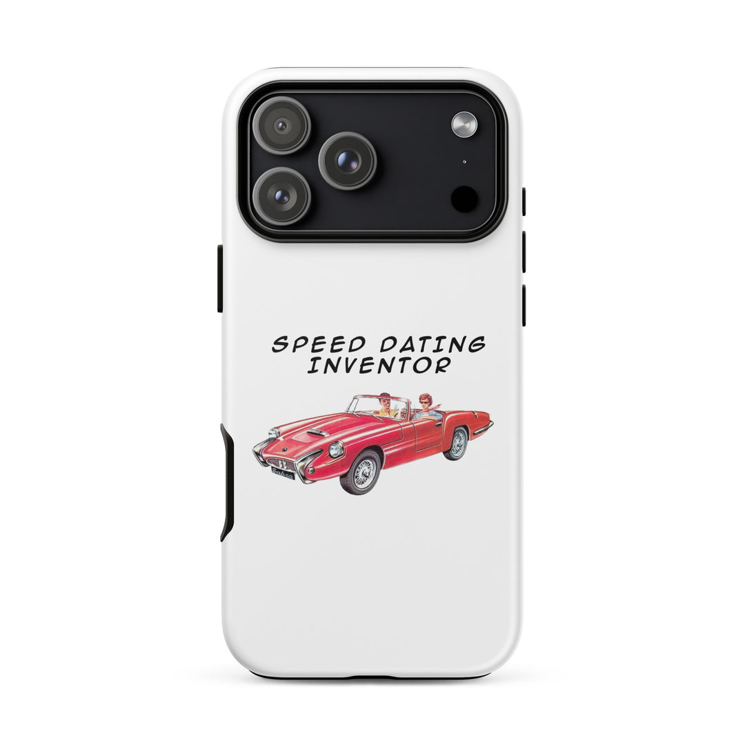 Speed Dating Inventor Jewish pride tough phone case for iPhone 18 Pro Max, matte finish - front view