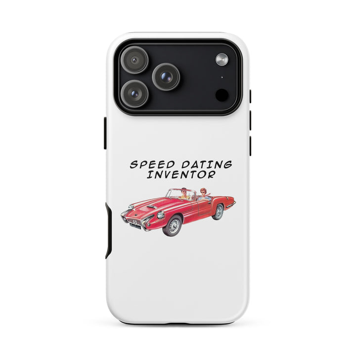 Speed Dating Inventor Jewish pride tough phone case for iPhone 18 Pro Max, matte finish - front view