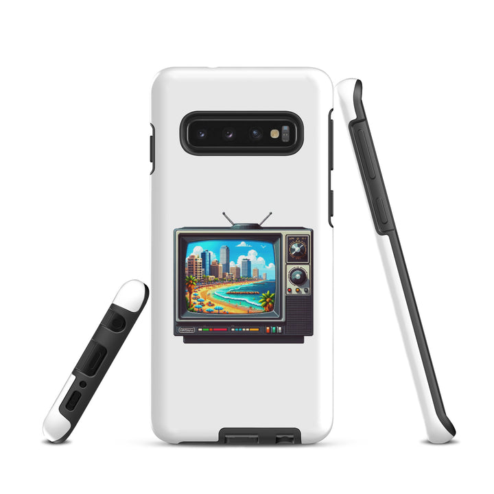 Tough Case for Samsung® | 16Bit Tel Aviv Beach