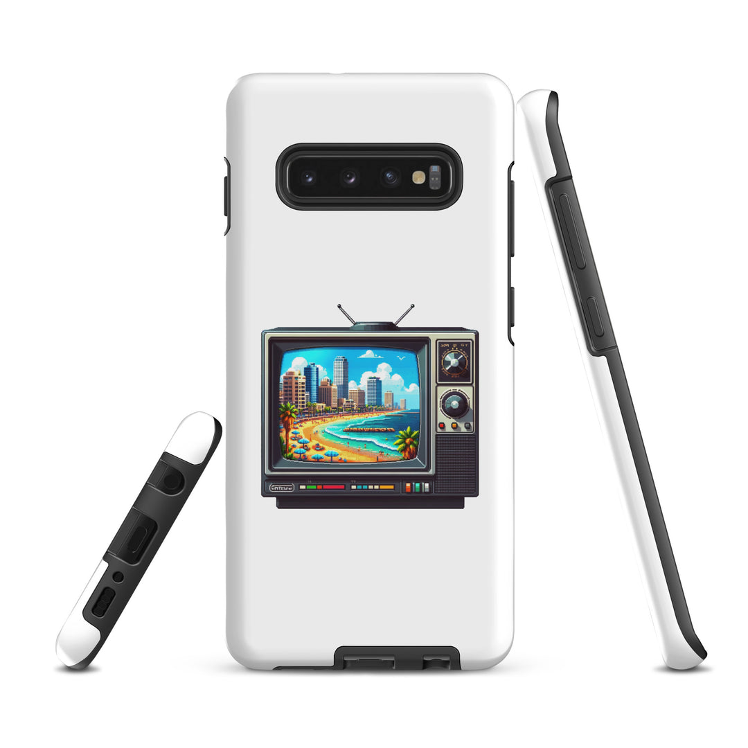 Tough Case for Samsung® | 16Bit Tel Aviv Beach