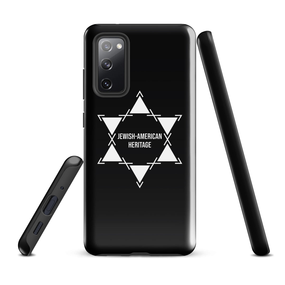Jewish American Heritage Jewish pride tough case for samsung® in Glossy - back view