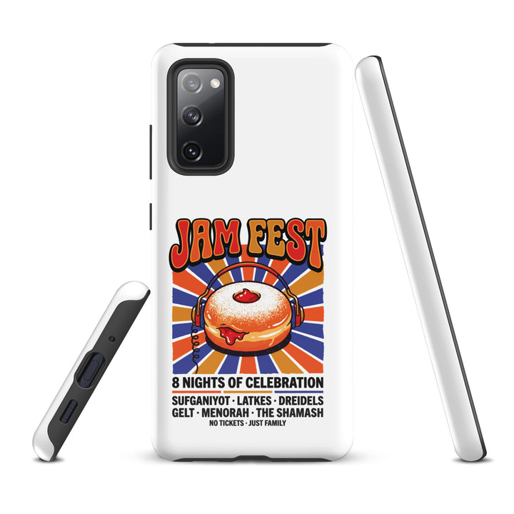 Jam Fest 8 Nights Jewish pride tough phone case for Samsung Galaxy S20 Fe, glossy finish - front view