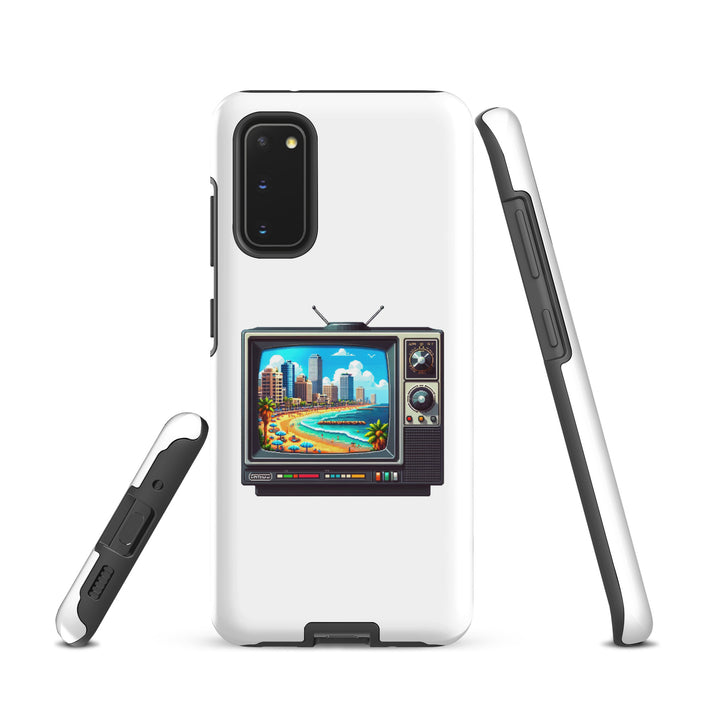 Tough Case for Samsung® | 16Bit Tel Aviv Beach