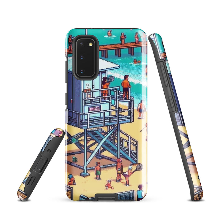 Tough Case for Samsung® | TLV Frishman Beach 16 Bit
