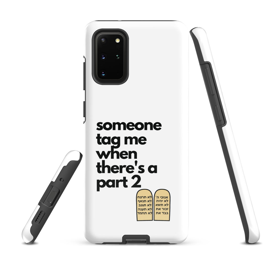 Someone Tag Me Jewish pride tough case for samsung® in Glossy - close-up