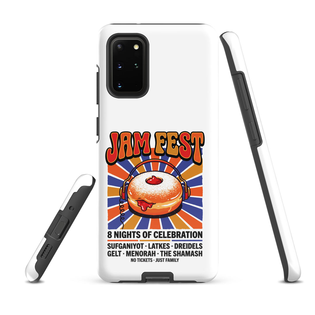 Jam Fest 8 Nights Jewish pride tough phone case for Samsung Galaxy S20 Plus, glossy finish - front view