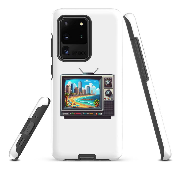 Tough Case for Samsung® | 16Bit Tel Aviv Beach